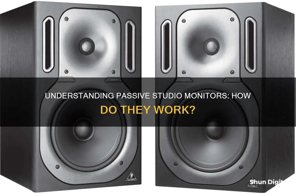 what are passive studio monitors