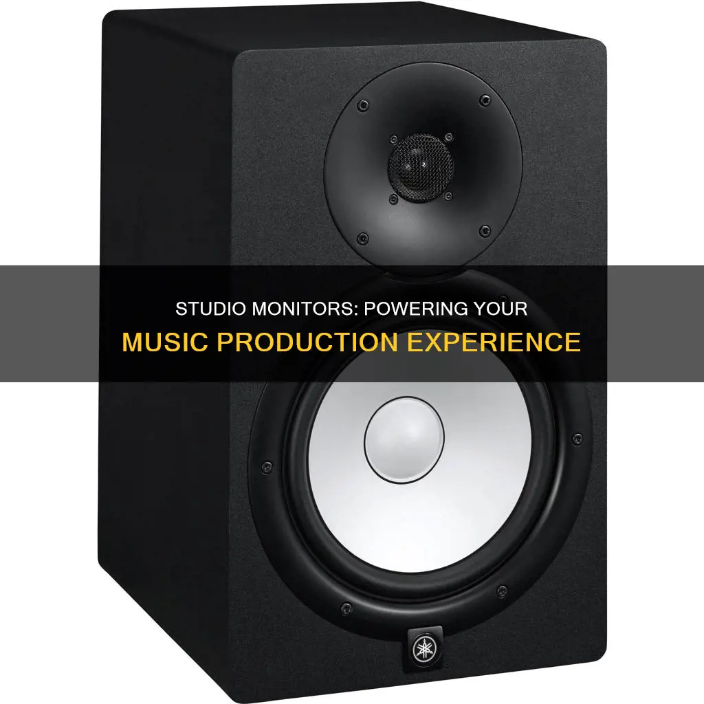 what are powered studio monitors