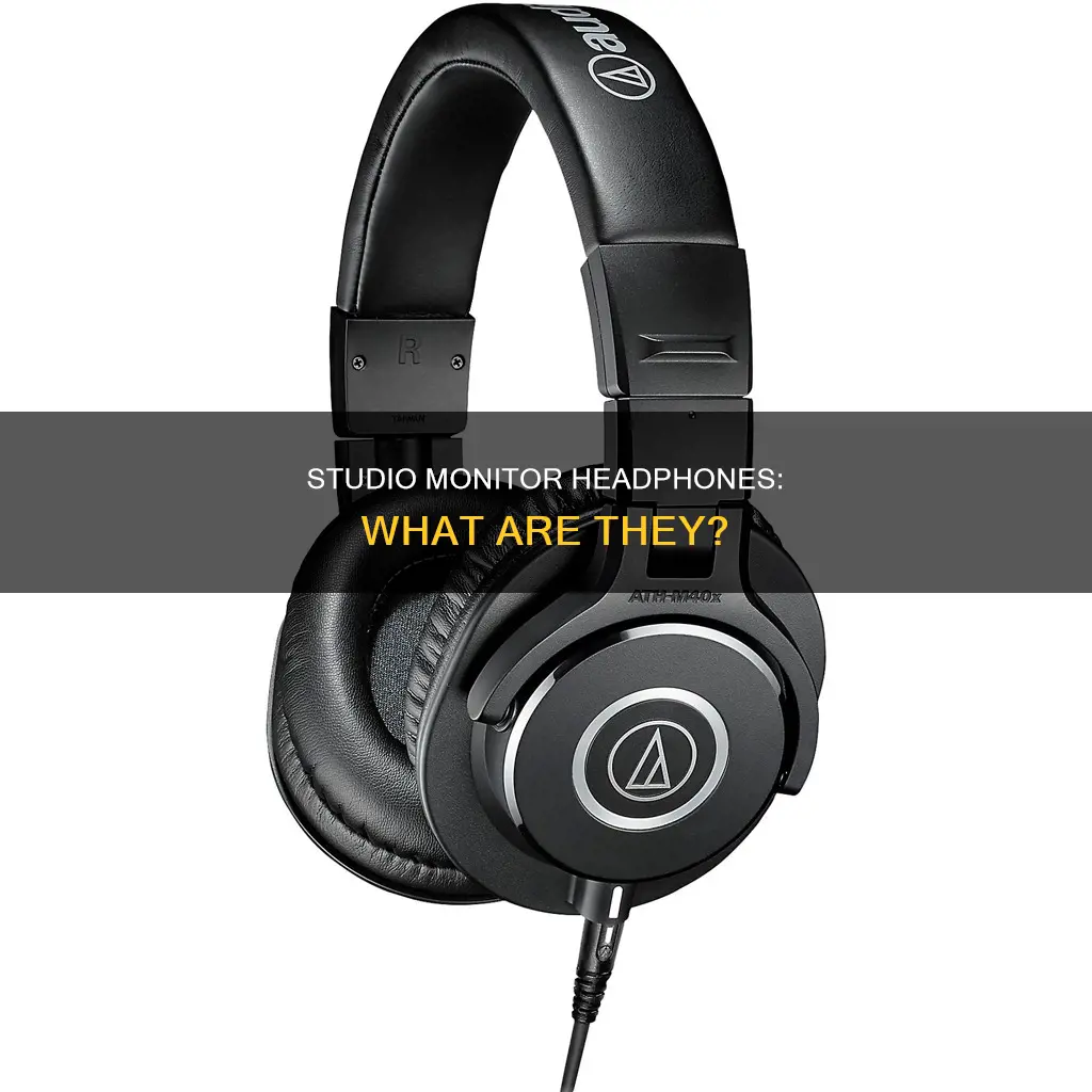 what are studio monitor headphones