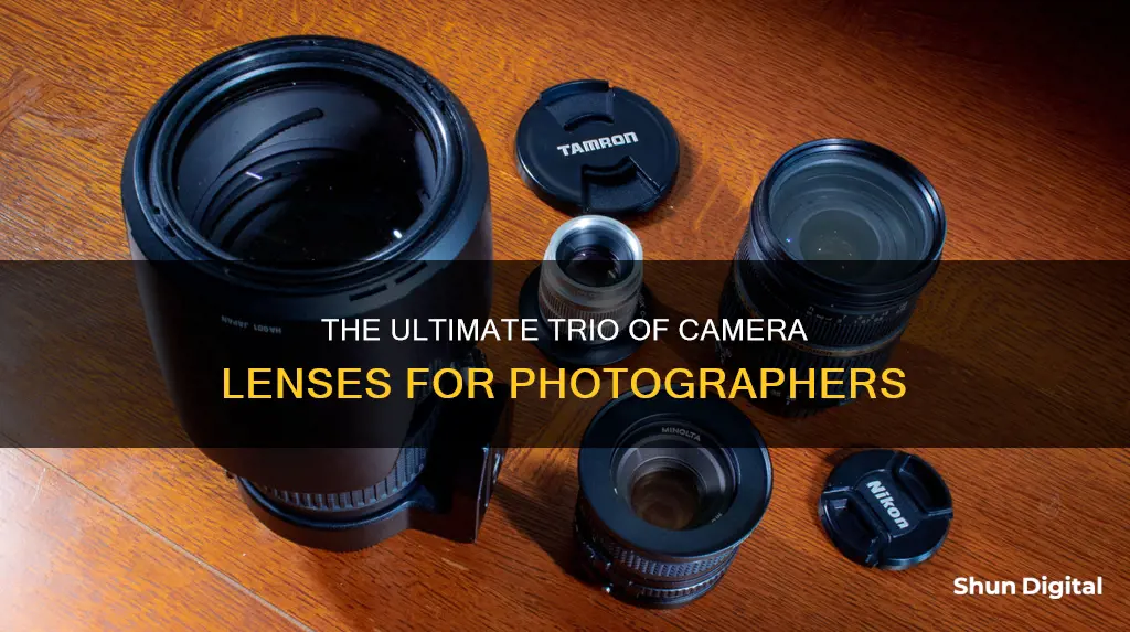 what are the 3 essential camera lenses