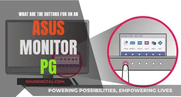 Exploring the ASUS Monitor PG: Button Functionality Explained