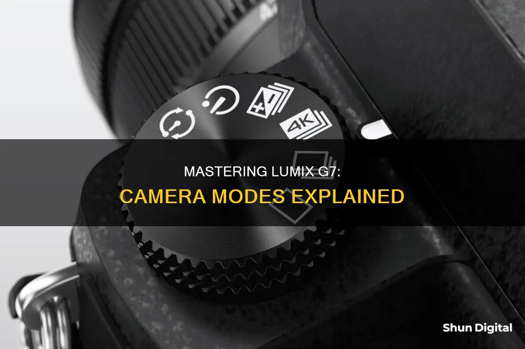 what are the camera modes on the lumix g7