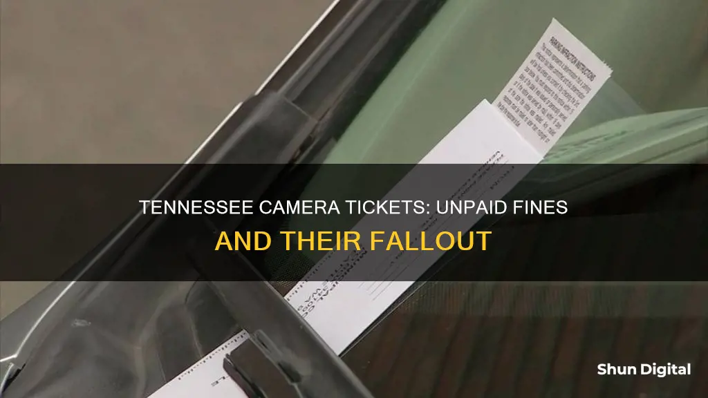 what are the consequences to not paying tn camera tickets