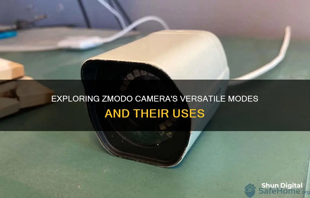 what are the different modes on my zmodo camera