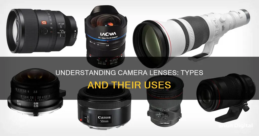 what are the different types of camera lenses