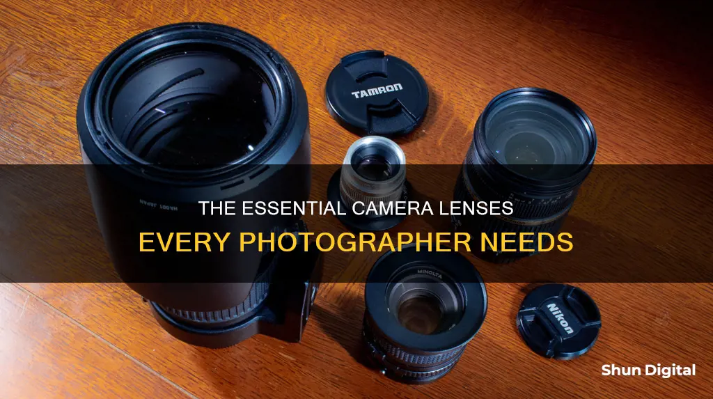 what are the most important camera lenses to have