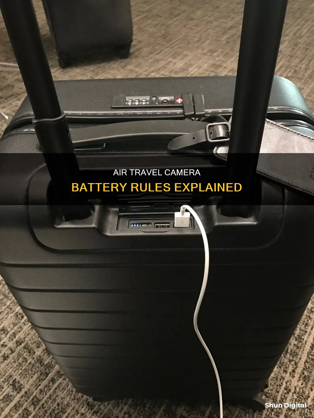 what are the rules for camera batteries on planes