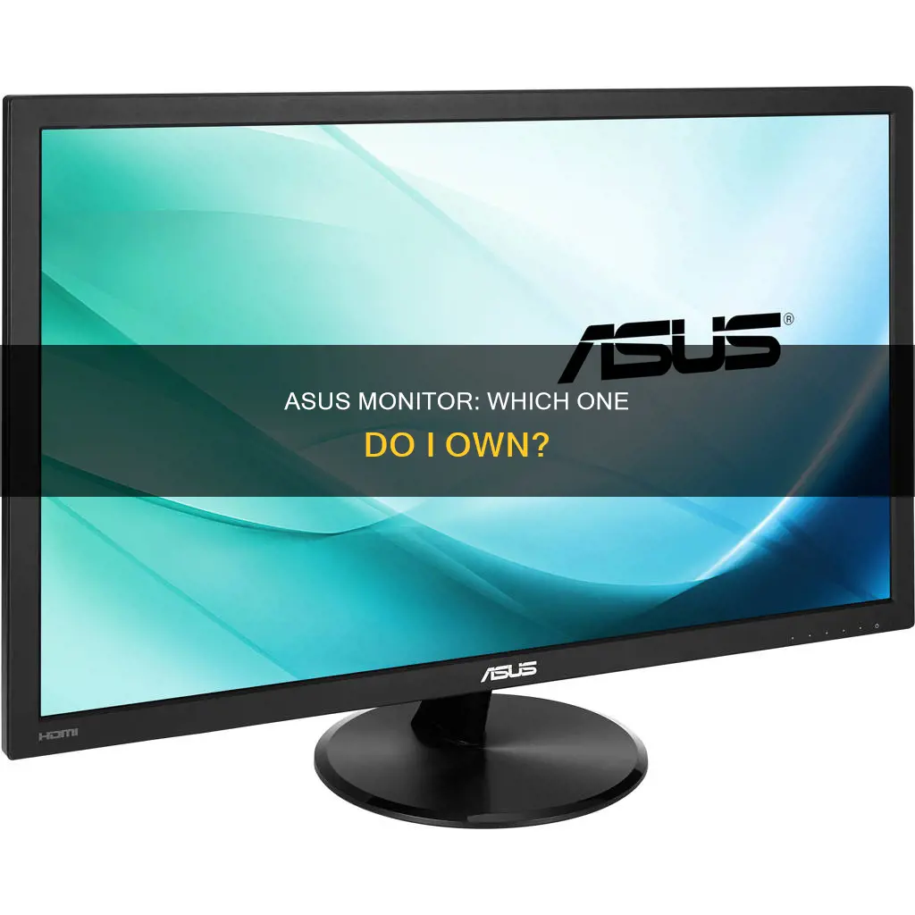 what asus monitor do i have