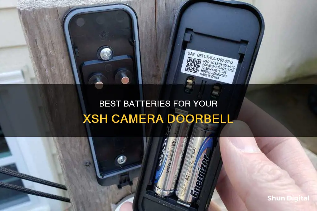 what battery for xsh camera doorbell