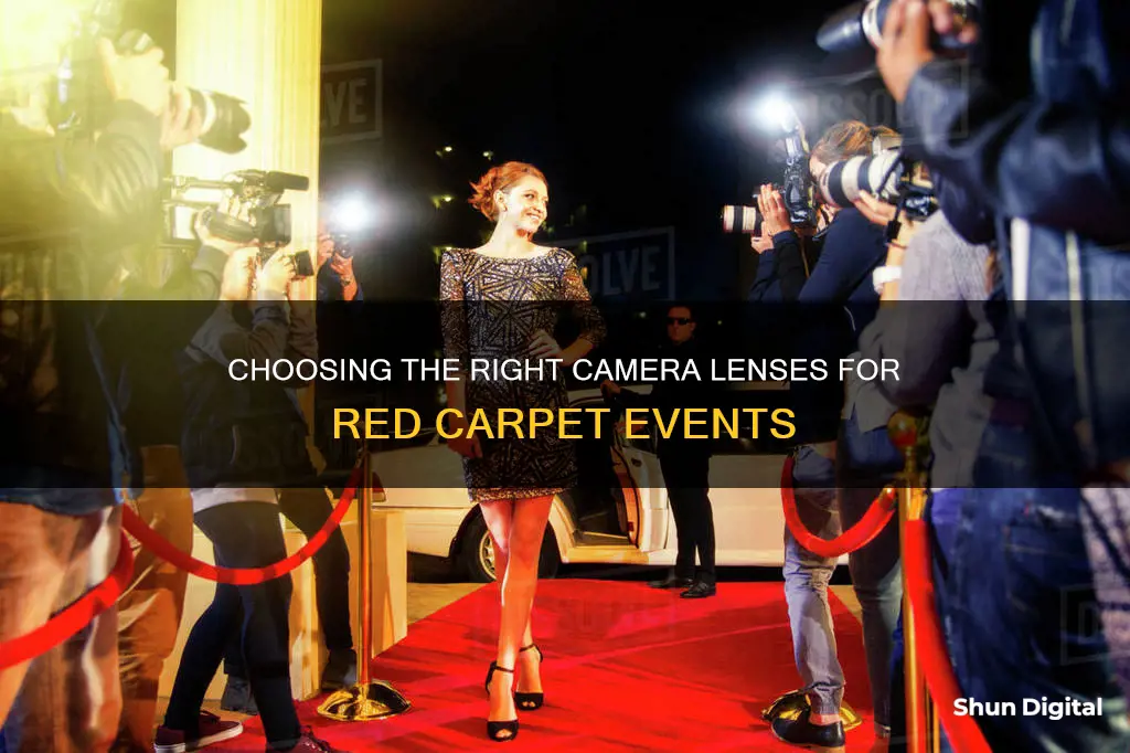 what camera lenses red carpet event