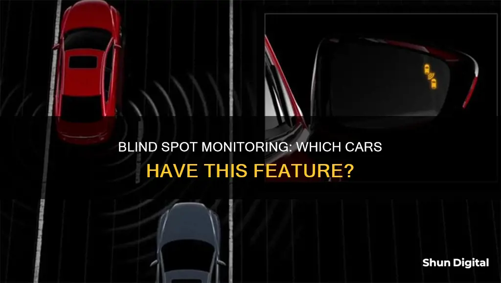 what cars have blind spot monitoring