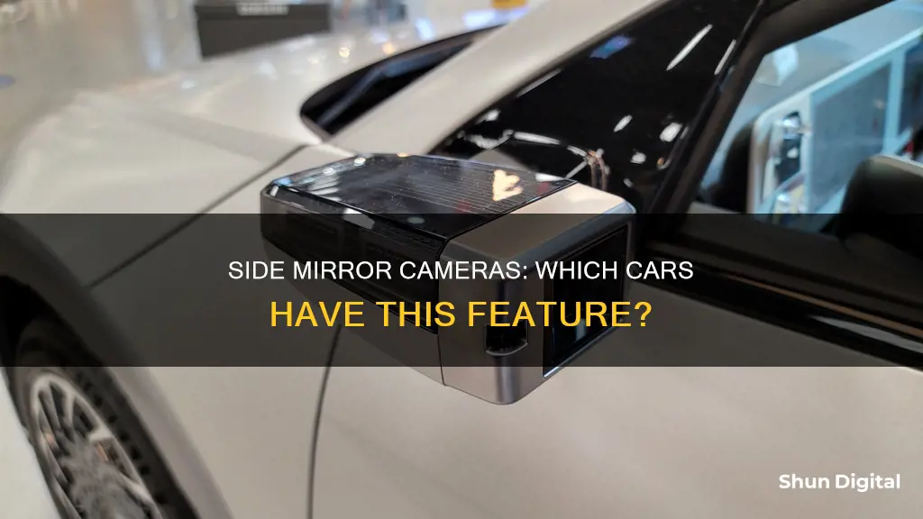 what cars have cameras on side mirrors