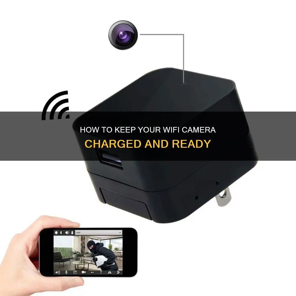 what charges a wifi camera