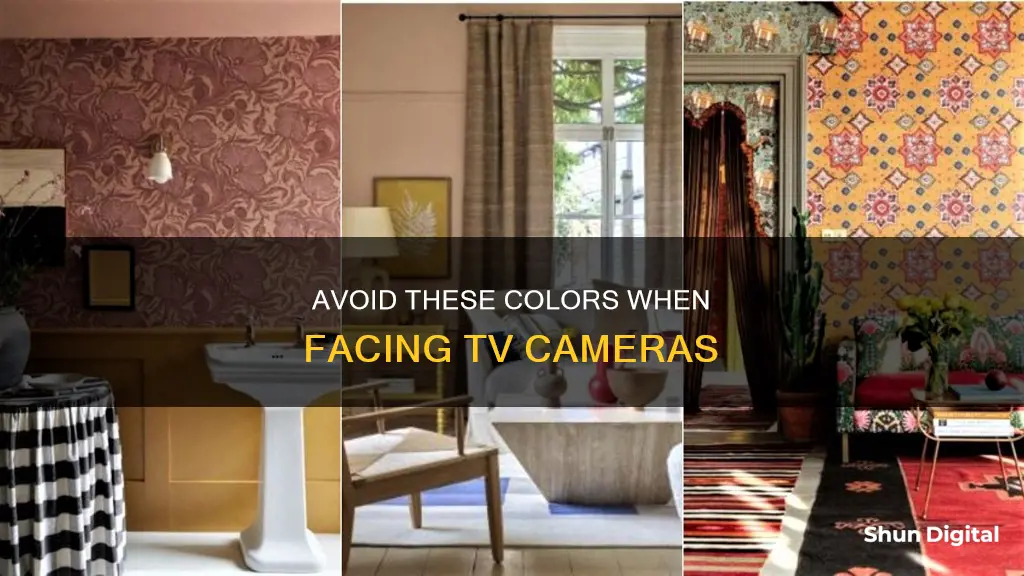 what colors you should not wear for tv cameras