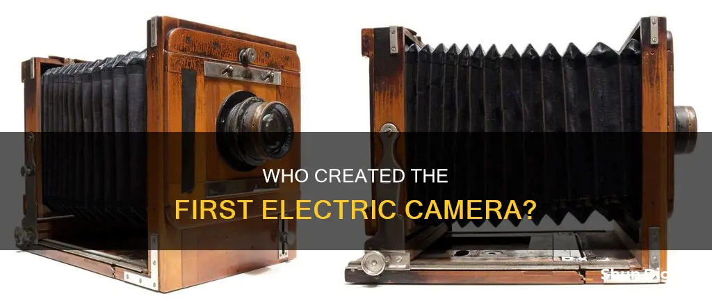 what company made the first electric camera