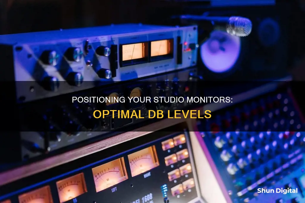 what db should my studio monitor be