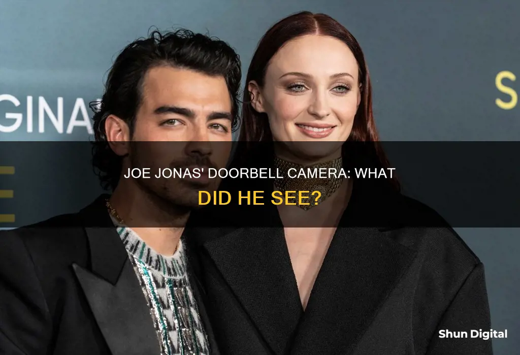 what did joe jonas see on doorbell camera