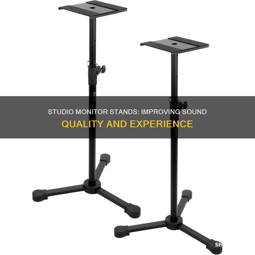 what do studio monitor stands do