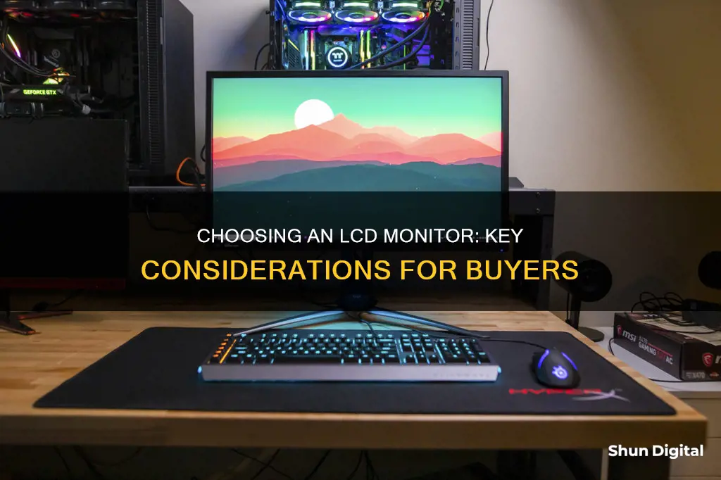 what do you look for in a lcd monitor