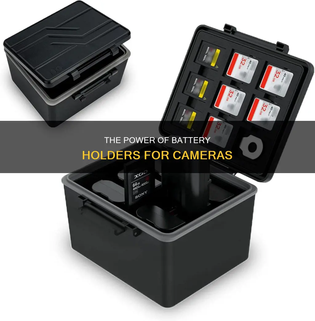 what does a battery holder for camera do