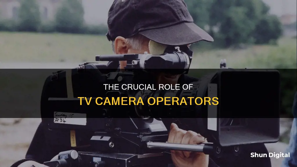 what does a tv camera operator do