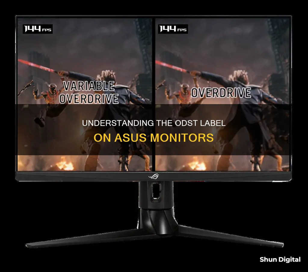 what does odst stand for on an asus monitor