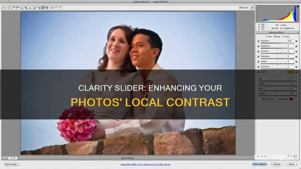 what does the clarity slider do in camera raw