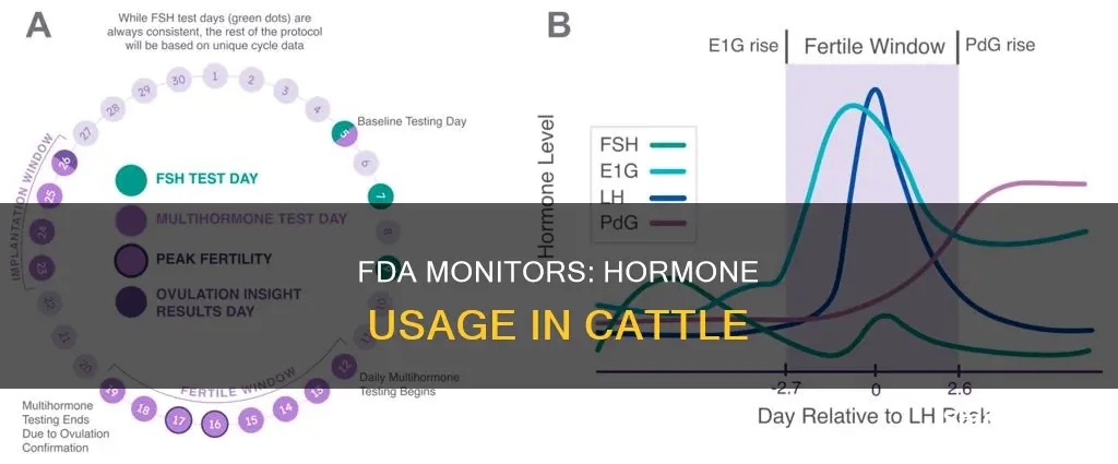 what does the fda monitor hormone usage in cattle