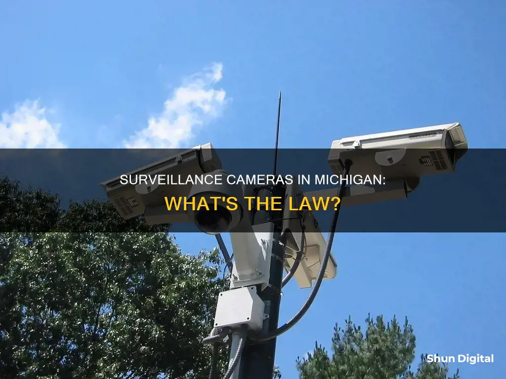 what does the law say about surveillance cameras in Michigan