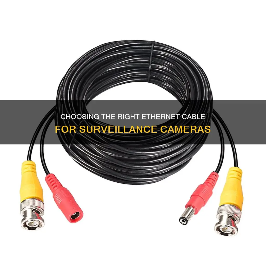 what ethernet cable for surveillance camera