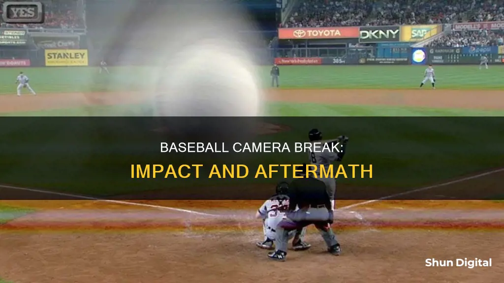 what happen when tv camera breaks in baseball game