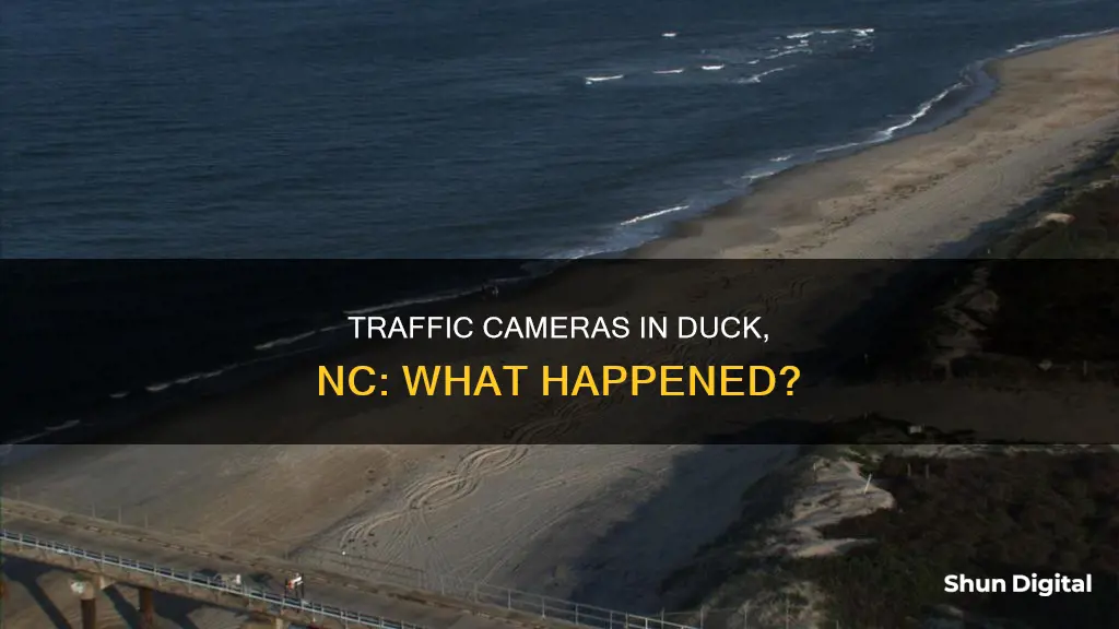 what happened to the traffic cameras in duck nc