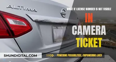 Obscured License Plates: Fighting Camera Tickets