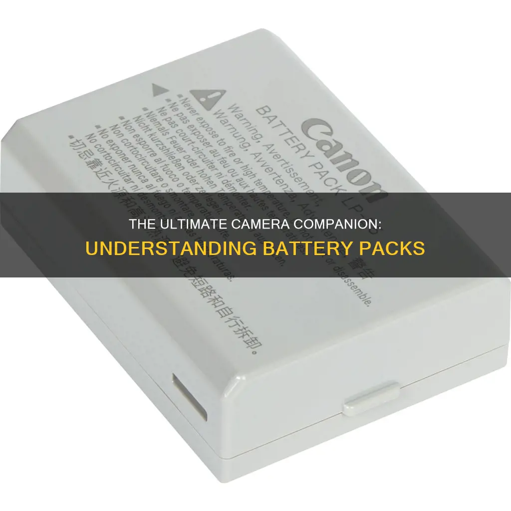 what is a battery pack for camera