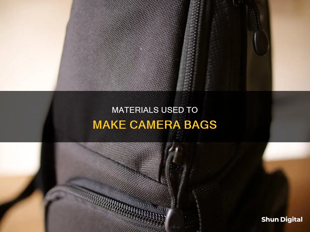 what is a camera bag made of