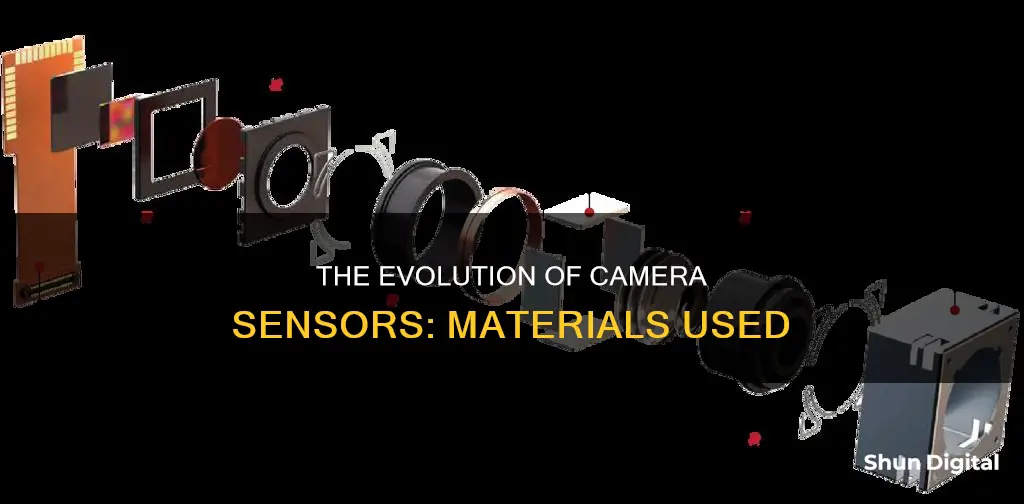 what is a camera sensor made of