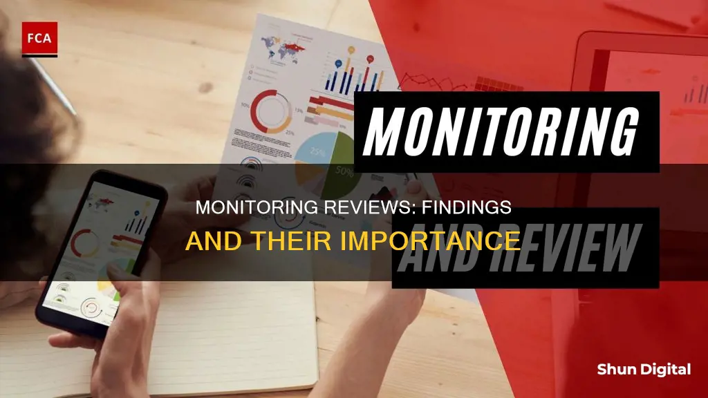 what is a finding in a monitoring review