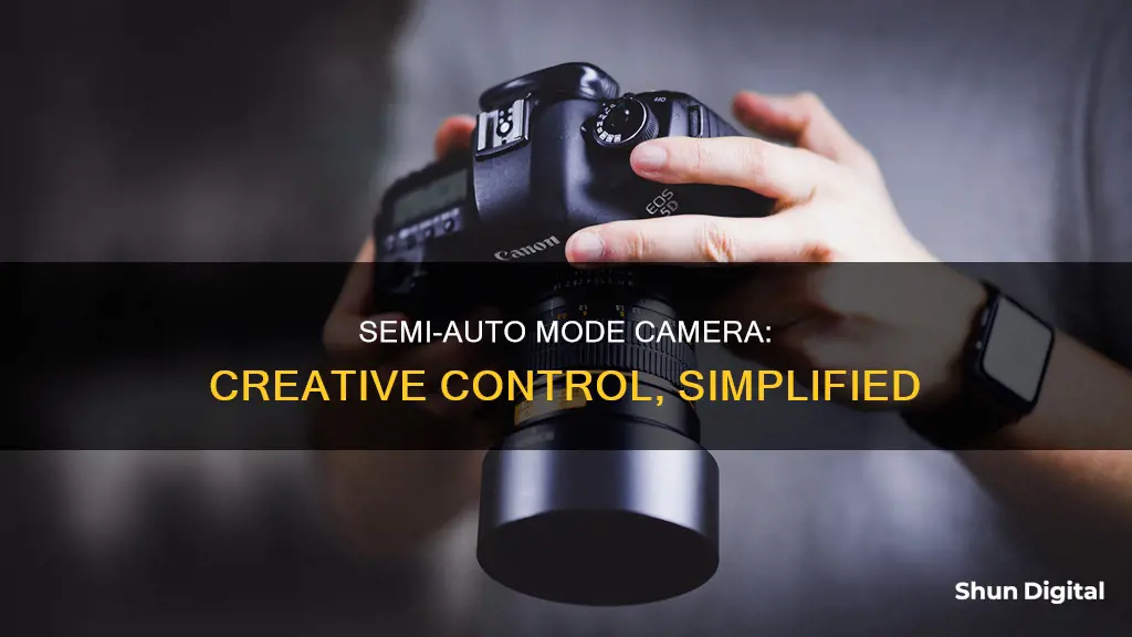 what is a semi auto mode camera