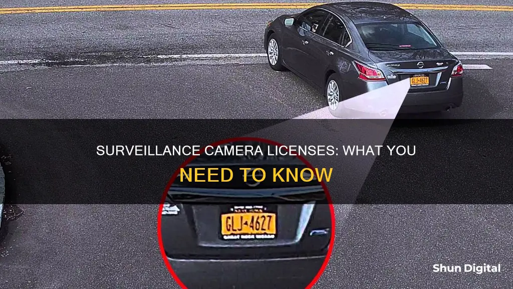 what is a surveillance camera licenses