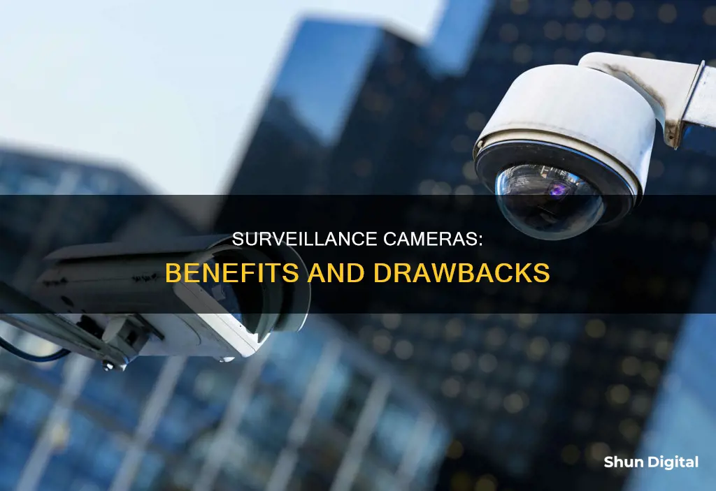 what is advantage and disadvantage of surveillance cameras