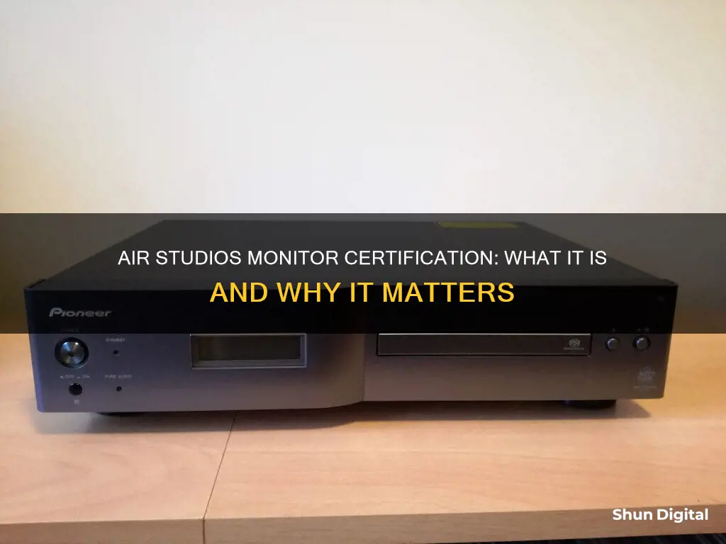 what is air studios monitor certification