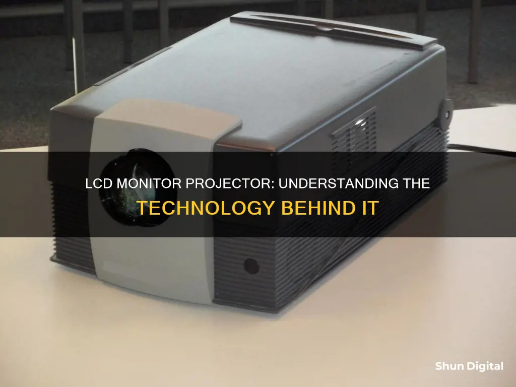 what is an lcd monitor projector