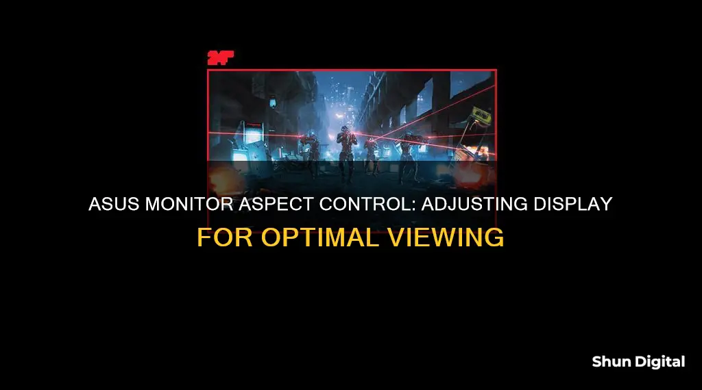 what is aspect control asus monitor