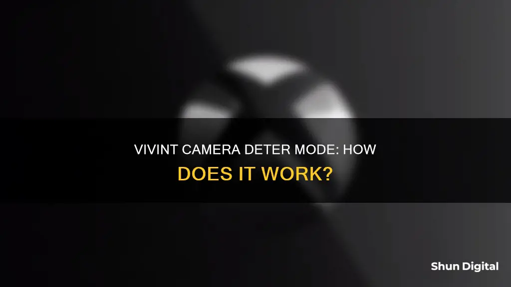 what is deter mode on vivint camera