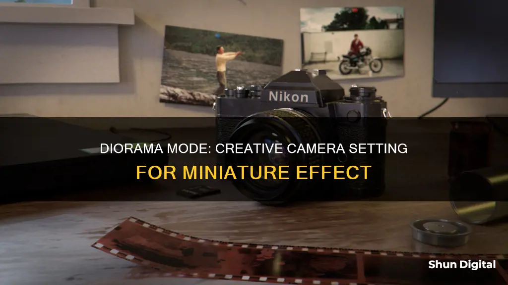 what is diorama mode on a camera