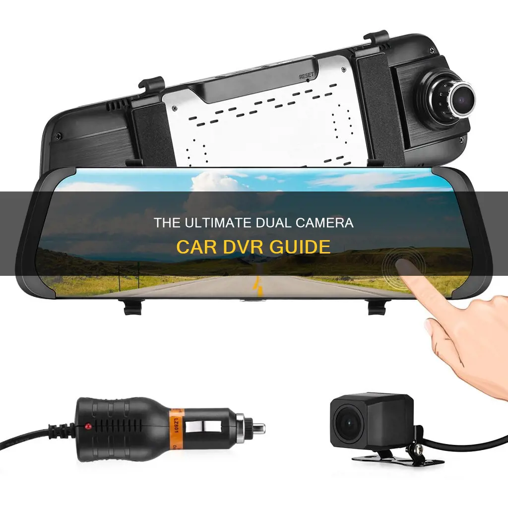 what is dual camera car dvr