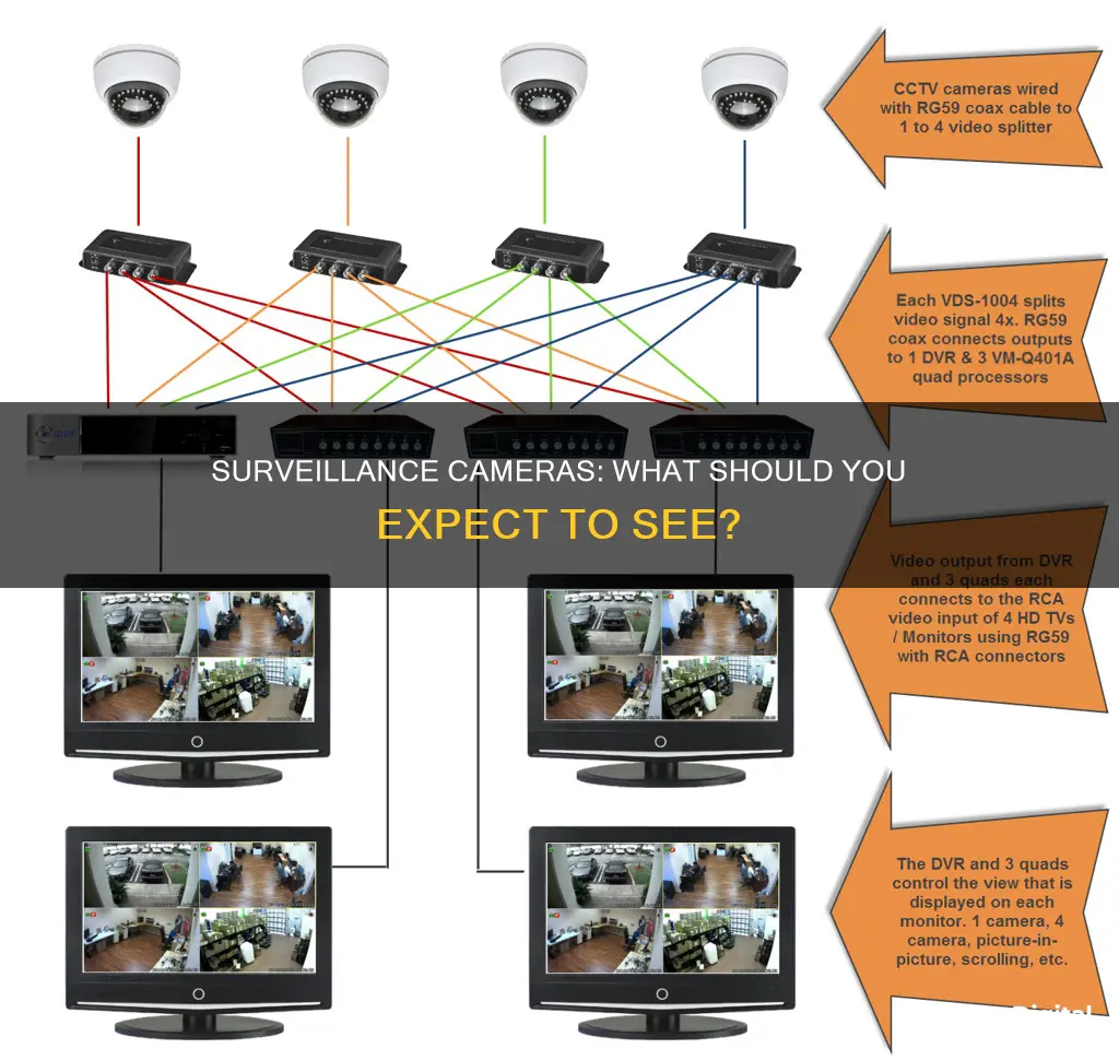 what is expected outputs of surveillance cameras