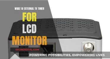 External TV Tuners: LCD Monitor Upgrade