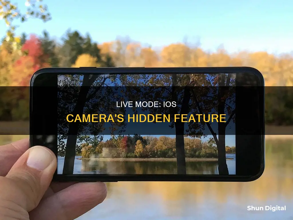 what is live mode in ios camera