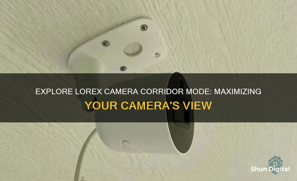 what is lorex camera corridor mode